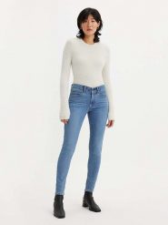 Levi's Dżinsy "711" - Skinny fit - w kolorze niebieskim rozmiar: W30/L32. Niebieskie jeansy damskie Levi's. Za 171.28 zł.