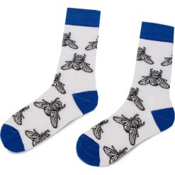 Skarpety Wysokie Unisex CUP OF SOX - Muchy C Biały Kolorowy. Białe skarpetki damskie Cup of Sox, bez wzorów, z bawełny. Za 29.00 zł.