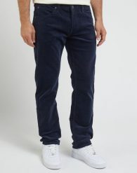 MĘSKIE SPODNIE MATERIAŁOWE SZTRUKSOWE SZTRUKS LEE DAREN ZIP FLY SKY CAPTAIN L707AX62. Spodnie materiałowe męskie Lee, bez wzorów, z materiału. Za 279.99 zł.