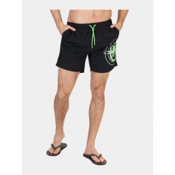 Kąpielówki męskie Nautica Crumlin 6". Czarne kąpielówki męskie Nautica, m, bez wzorów, do pływania. Za 229.00 zł.