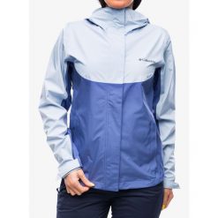 Kurtka trekkingowa damska Columbia Wahkeena Falls 3L Shell. Niebieskie kurtki damskie Columbia, l, bez wzorów, bez kaptura. Za 587.99 zł.
