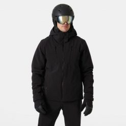Kurtka narciarska Helly Hansen Alpha 4.0. Czarne kurtki narciarskie i snowboardowe damskie Helly Hansen, m, bez wzorów, bez kaptura, narciarskie. W wyprzedaży za 1,775.65 zł.