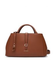 Guess Torebka Carrie HWVG98 96060 Brązowy. Brązowe torebki klasyczne damskie Guess, z aplikacjami, ze skóry, bez dodatków. Za 639.99 zł.