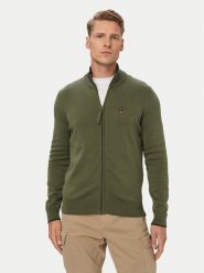 Aeronautica Militare Kardigan 262MA1632UL00506 Khaki. Brązowe kardigany męskie AERONAUTICA MILITARE, m, bez wzorów, z bawełny, bez kołnierzyka. Za 679.99 zł.