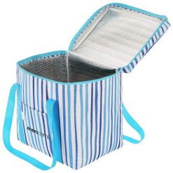 Torba termiczna Enero Camp 28l. Niebieskie torebki klasyczne damskie ENEROCAMP, bez wzorów, bez dodatków. Za 36.99 zł.