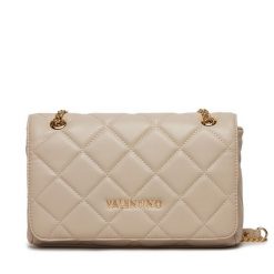 Torebka Valentino. Brązowe torebki klasyczne damskie Valentino, bez wzorów, wizytowe, bez kołnierzyka, bez ramiączek. Za 389.99 zł.