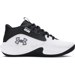 Dziecięce buty halowe Under Armour Grade School Lockdown 7. Białe bielizna termoaktywna damska Under Armour, bez wzorów, z gumy. Za 180.99 zł.