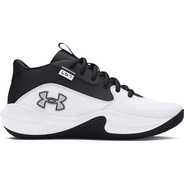 Dziecięce buty halowe Under Armour Grade School Lockdown 7. Białe bielizna termoaktywna damska Under Armour, bez wzorów, z gumy. Za 180.99 zł.