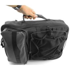 Ponadwymiarowa/ekstra wzmocniona torba na rower V Bike. Czarne torebki klasyczne damskie V BIKE, bez wzorów, bez dodatków. W wyprzedaży za 223.50 zł.