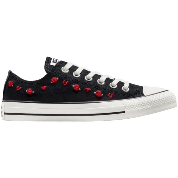 Buty sportowe Converse Chuck Taylor All Star Valentine Day. Czarne buty sportowe na co dzień damskie Converse, z materiału, bez zapięcia, trekkingowe. Za 390.00 zł.