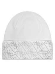 Guess Czapka W5BZ20 Z2NQ2 Biały. Białe czapki zimowe damskie Guess, z materiału. Za 219.99 zł.