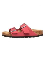 Birkenstock Klapki "Scarlet" w kolorze czerwonym rozmiar: 35. Czerwone klapki damskie Birkenstock, bez wzorów, bez obcasa. Za 187.52 zł.