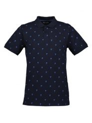 Blue Seven Koszulka polo w kolorze granatowym rozmiar: L. Niebieskie koszulki polo męskie Blue Seven, l, bez wzorów, z bawełny, bez ramiączek. Za 49.45 zł.