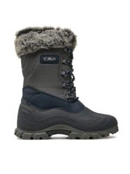 CMP Śniegowce Magdalena Snowboots 3Q76455J Szary. Szare kozaki dziewczęce CMP, z materiału. Za 269.99 zł.