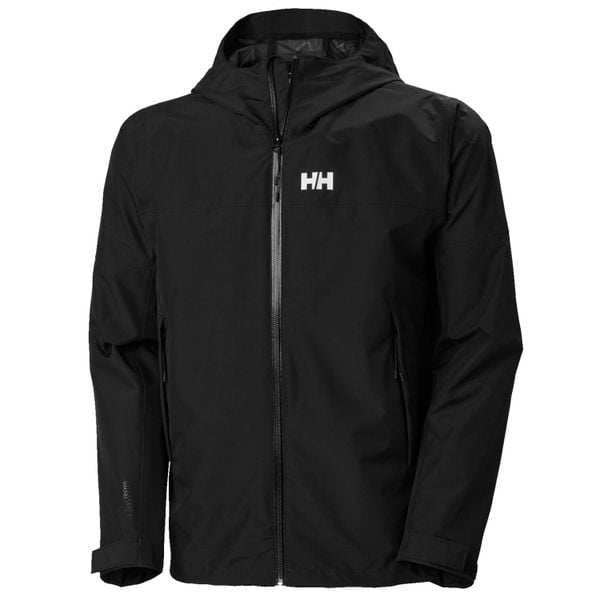 Aktywna kurtka narciarska Helly Hansen Ocean Bound. Czarne kurtki męskie Helly Hansen, m, bez wzorów, bez kaptura, narciarskie. Za 773.00 zł.