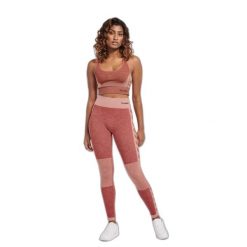 Damskie legginsy mid-rise Hummel Clea. Czerwone legginsy damskie HUMMEL, bez wzorów, z dzianiny. Za 165.60 zł.