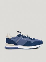 Pepe Jeans FOOTWEAR Skórzane buty w kolorze niebieskim do biegania rozmiar: 46. Niebieskie obuwie do biegania damskie Pepe Jeans FOOTWEAR. Za 193.70 zł.