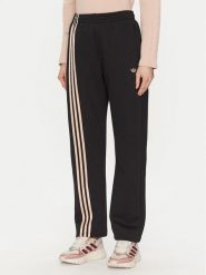 Adidas Spodnie dresowe 3-Stripes Sweat JJ0941 Czarny Loose Fit. Czarne spodnie dresowe damskie Adidas, xl, bez wzorów, z dresówki. Za 219.99 zł.