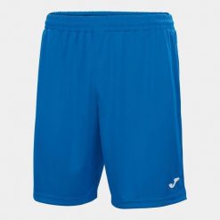 Spodenki do piłki nożnej dla chłopców Joma Nobel. Niebieskie szorty męskie Joma, z materiału, bez kołnierzyka. Za 45.00 zł.