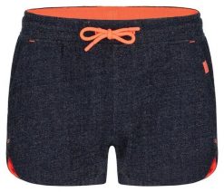 Damskie spodenki Loap Edula niebieskie. Niebieskie szorty damskie ÀLG, bez wzorów, z bawełny, klasyczne. Za 155.99 zł.