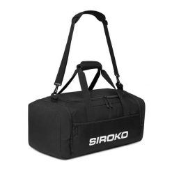 Torba sportowo-podróżna typu duffel 40L Siroko Duffle Bag 40L. Czarne torebki klasyczne damskie SIROKO, bez wzorów, z materiału, bez dodatków. Za 228.00 zł.