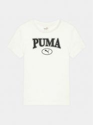Puma T-Shirt Squad 676441 Écru Regular Fit. Koszulki dziewczęce Puma, bez wzorów, z bawełny, bez ramiączek. Za 99.99 zł.