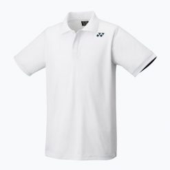 Koszulka polo tenisowa męska YONEX 10653 Polo. Białe koszulki polo męskie YONEX, m, bez wzorów, z materiału, bez ramiączek. Za 299.99 zł.