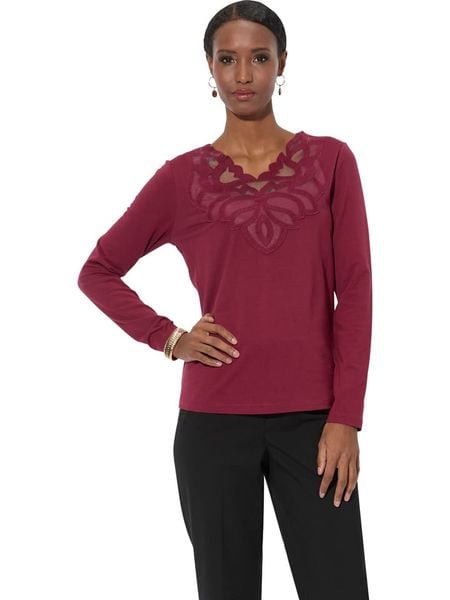 WITT WEIDEN Bluzka w kolorze czerwonym rozmiar: 50. Czerwone bluzki damskie WITT WEIDEN, bez wzorów, bez kołnierzyka, bez ramiączek. Za 69.58 zł.