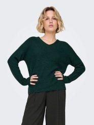 ONLY Sweter w kolorze zielonym rozmiar: S. Zielone swetry klasyczne damskie Only, s, bez kołnierzyka. Za 109.95 zł.