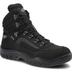 Buty 4F H4Z21-OBMH253 czarny czarne. Czarne buty trekkingowe męskie z materiału, bez zapięcia. Za 640.22 zł.