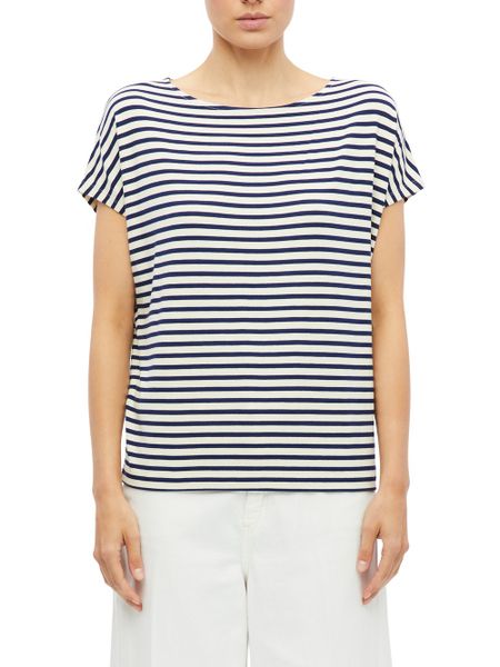 S.Oliver Koszulka Kobiety wiskoza niebieski, 40. Niebieskie t-shirty damskie S.Oliver, s, bez wzorów, z dzianiny, bez kołnierzyka. Za 89.95 zł.
