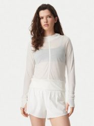 Adidas Bluza Soft Lux Sheer Hooded KS8005 Kremowy Slim Fit. Białe bluzy bez kaptura damskie Adidas, m, z syntetyku. Za 179.99 zł.