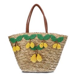 Brązowa Torebka Damska Sca'Viola Stylowy Koszyk Boho. Brązowe shopper bag damskie Sca'viola, z aplikacjami, z materiału, zdobione, bez dodatków. Za 249.00 zł.