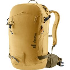 Plecak skiturowy Deuter Freerider 24 - savanna/nori. Brązowe plecaki damskie Deuter, bez wzorów, z materiału. Za 741.39 zł.