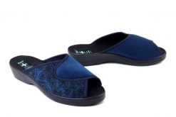 ADANEX 29654 308/1VVD granatowy, kapcie damskie. Niebieskie kapcie damskie Adanex. Za 61.19 zł.