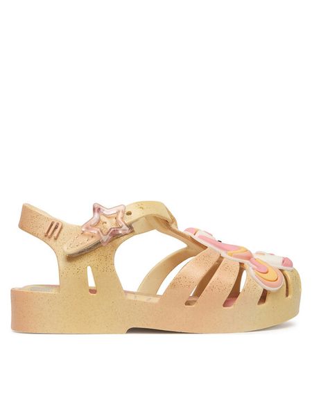 Melissa Sandały Mini Melissa Possession Uni Bb 37828 Żółty. Żółte sandały dziewczęce Melissa, z tworzywa sztucznego, bez zapięcia. Za 318.99 zł.