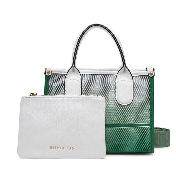 Torebka Hispanitas. Szare torebki klasyczne damskie Hispanitas, bez wzorów, bez dodatków. Za 289.99 zł.