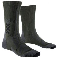 Skarpetki X-Socks Discover Crew. Czarne skarpetki męskie X BIONIC, bez wzorów, z materiału. Za 146.50 zł.