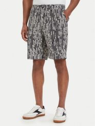 Karl Lagerfeld Jeans Szorty materiałowe B2M10053 Czarny Relaxed Fit. Czarne szorty męskie Karl Lagerfeld Jeans, z bawełny, bez kołnierzyka. Za 439.99 zł.