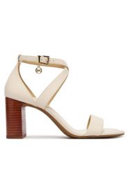 MICHAEL Michael Kors Sandały Alexa Block 40S6AXMS1L Écru. Kozaki damskie MICHAEL Michael Kors, ze skóry, bez obcasa, na słupku. Za 699.99 zł.
