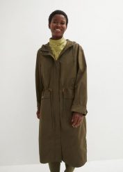 Parka przejściowa z wyjmowaną kamizelką pikowaną. Czarne kamizelki damskie bonprix. Za 379.99 zł.