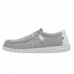 HeyDude Męskie Mokasyny Wally 40019 Sox. Czarne mokasyny męskie Hey dude, z materiału. Za 340.05 zł.