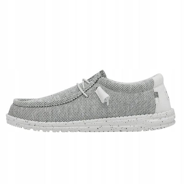 HeyDude Męskie Mokasyny Wally 40019 Sox. Czarne mokasyny męskie Hey dude, z materiału. Za 340.05 zł.