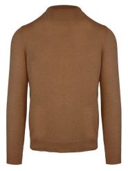 Malo Optimum Sweter "Lupetto" w kolorze brązowym rozmiar: M. Brązowe swetry męskie Malo Optimum, m, bez wzorów, z kaszmiru, bez kołnierzyka. Za 260.99 zł.