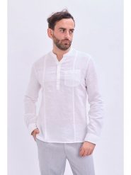 Marks & Spencer Koszula w kolorze białym rozmiar: 3XL. Białe koszule męskie Marks & Spencer, xl, bez wzorów, bez kołnierzyka, bez ramiączek. Za 83.95 zł.