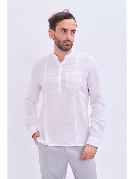 Marks & Spencer Koszula w kolorze białym rozmiar: 3XL. Białe koszule męskie Marks & Spencer, xl, bez wzorów, bez kołnierzyka, bez ramiączek. Za 83.95 zł.