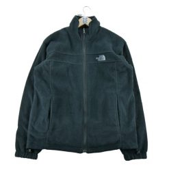 Second life - The North Face kurtka polarowa męska dwustronna - Jak nowy. Czarne kurtki outdoor męskie The North Face, l, bez wzorów, z polaru, bez kaptura. Za 212.96 zł.