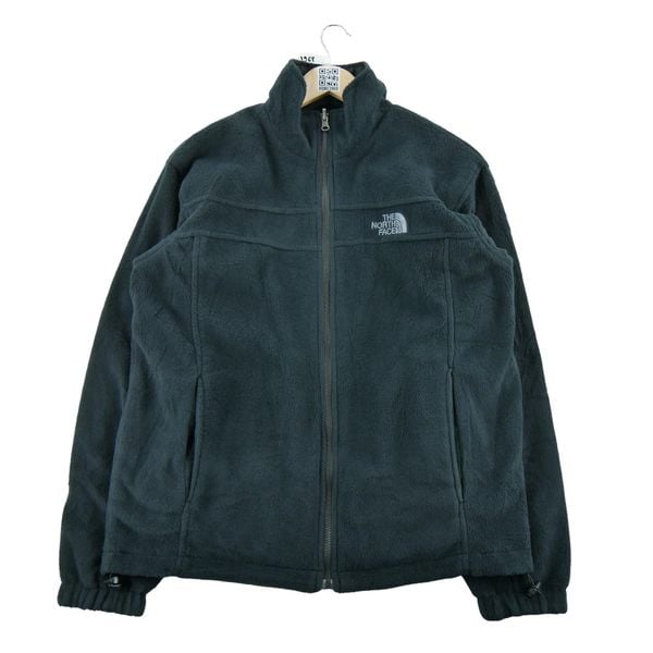 Second life - The North Face kurtka polarowa męska dwustronna - Jak nowy. Czarne kurtki outdoor męskie The North Face, l, bez wzorów, z polaru, bez kaptura. Za 212.96 zł.