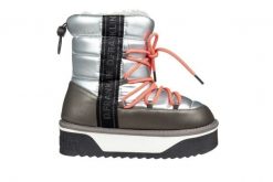 Śniegowce D Franklin Boots Nordic V2 Bomb Silver 206006, Srebrny, Materiał - 36. Szare śniegowce damskie D.Franklin, z gumy, za kostkę. W wyprzedaży za 224.10 zł.