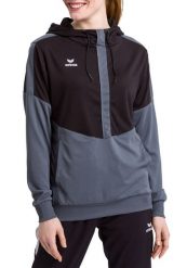 Damska bluza z kapturem Erima Squad. Czarne bluzy z kapturem damskie Erima, z bawełny. Za 194.95 zł.